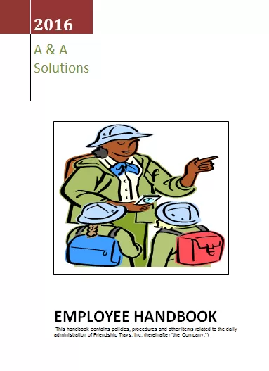 Employee Handbook Template