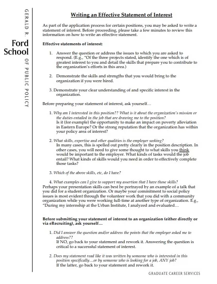 Legal Statement Writing Template