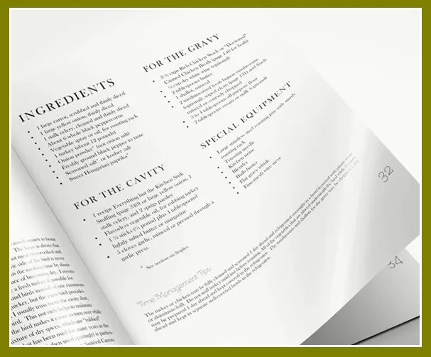 Text Cookbook Template