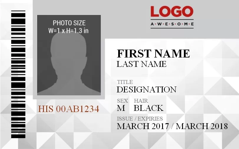 ID Badge Template 7