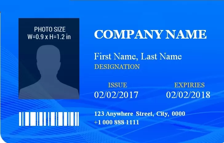 ID Badge Template