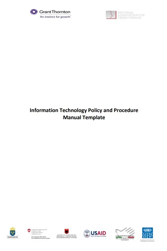 IT Procedure Manual Template