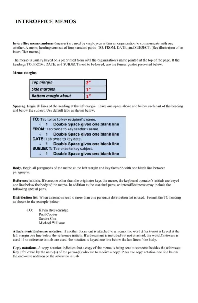 Interoffice Memo Template PDF