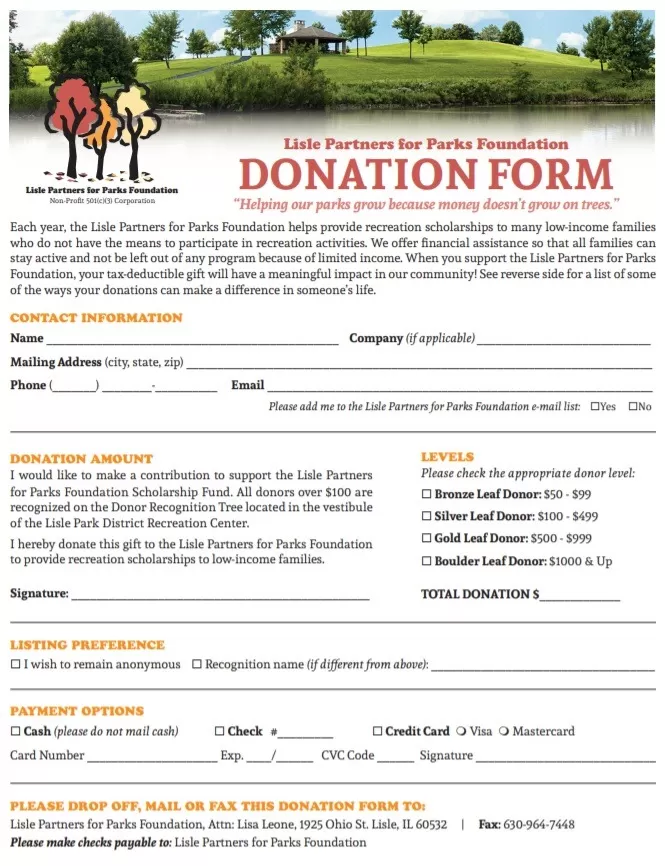 Charity Donation Form