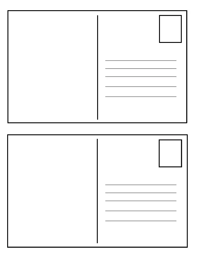 Postcard Template PDF