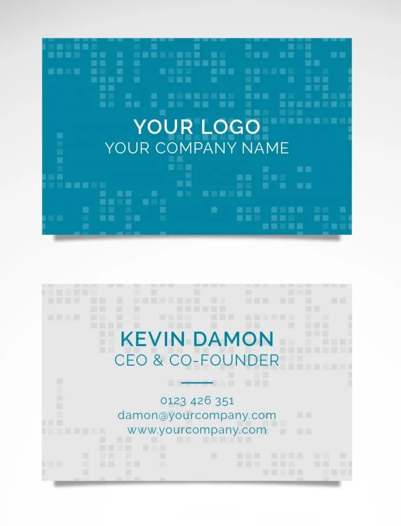 Visiting Card Format