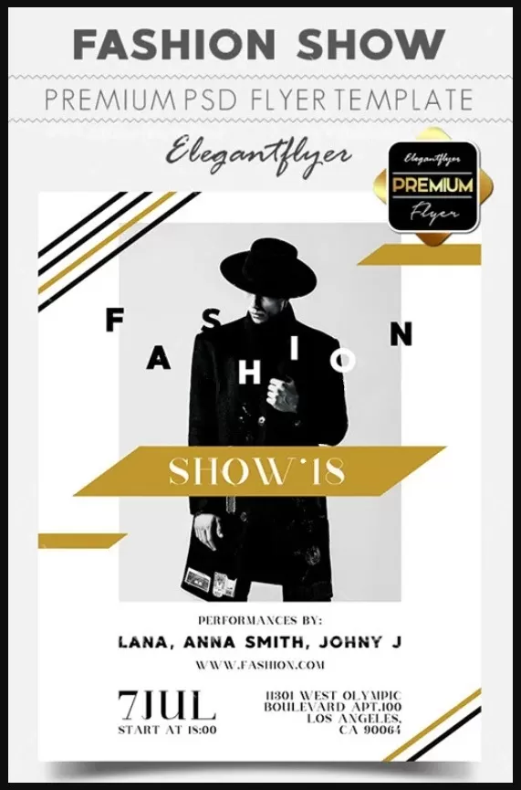 Fashion Show Poster Design Template