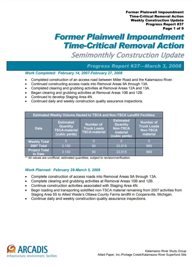 Weekly Action Report Template