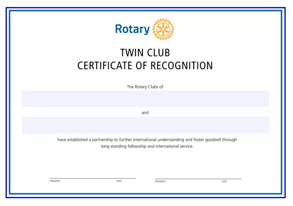 Certificate of Recognition Template