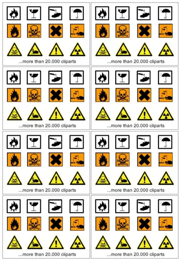 Caution Shipping Label Template