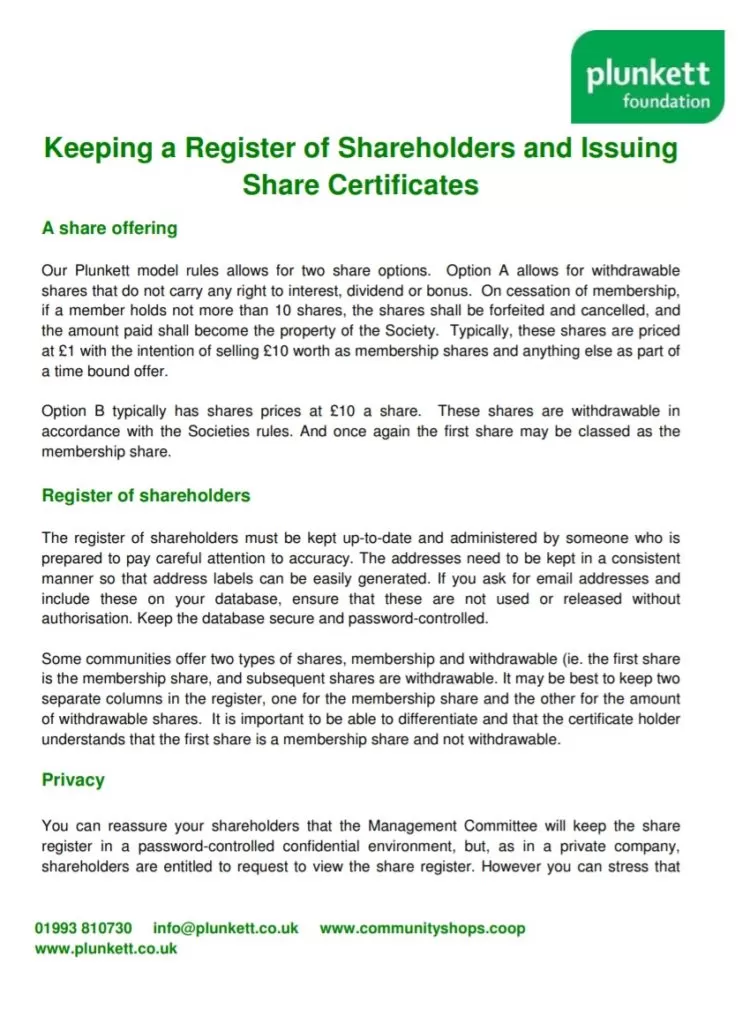 Shareholding Certificate Template