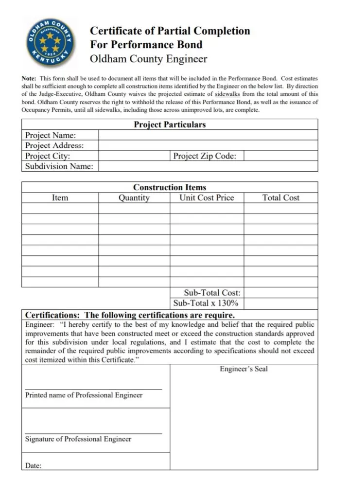 Training Certificate of Completion Template