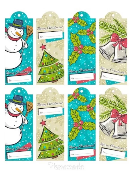 Unique Gift Tag Template