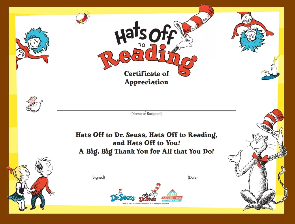 Certificate of Appreciation Format