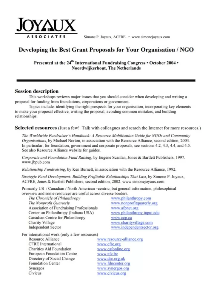 Funding Proposal Template