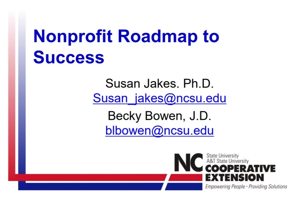 Nonprofit Success Roadmap Template