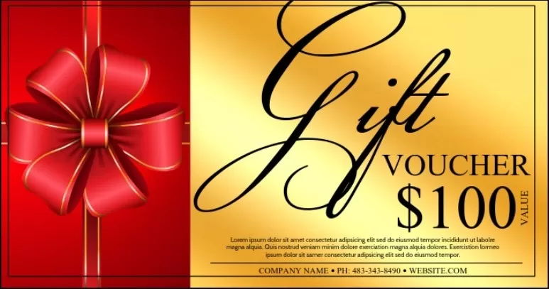 Christmas Gift Voucher Template