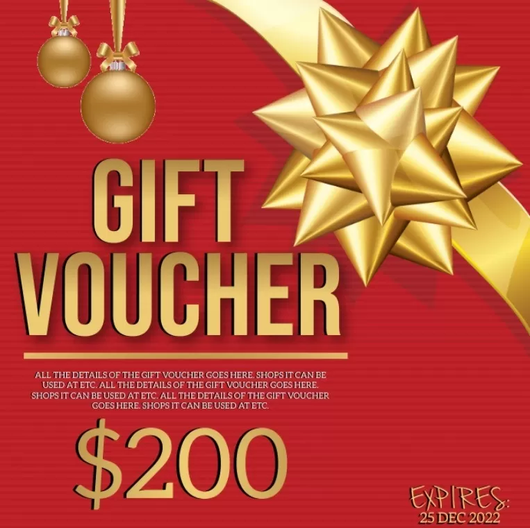 Christmas Voucher Example