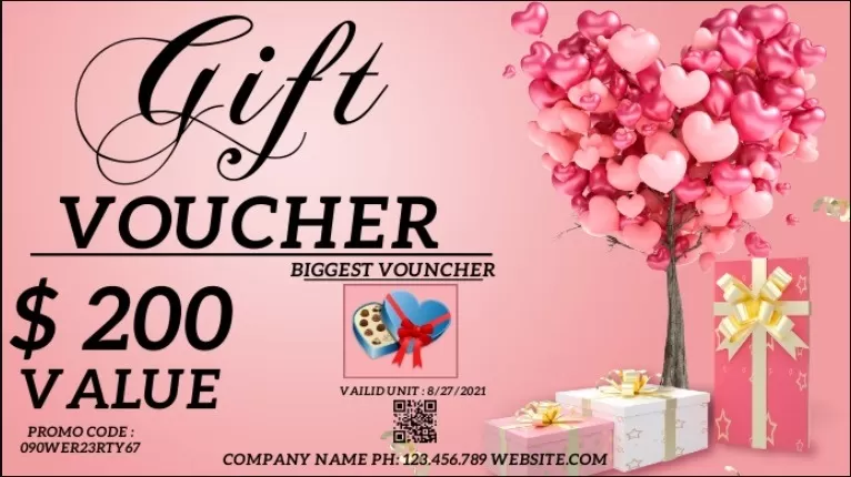 Christmas Voucher Sample