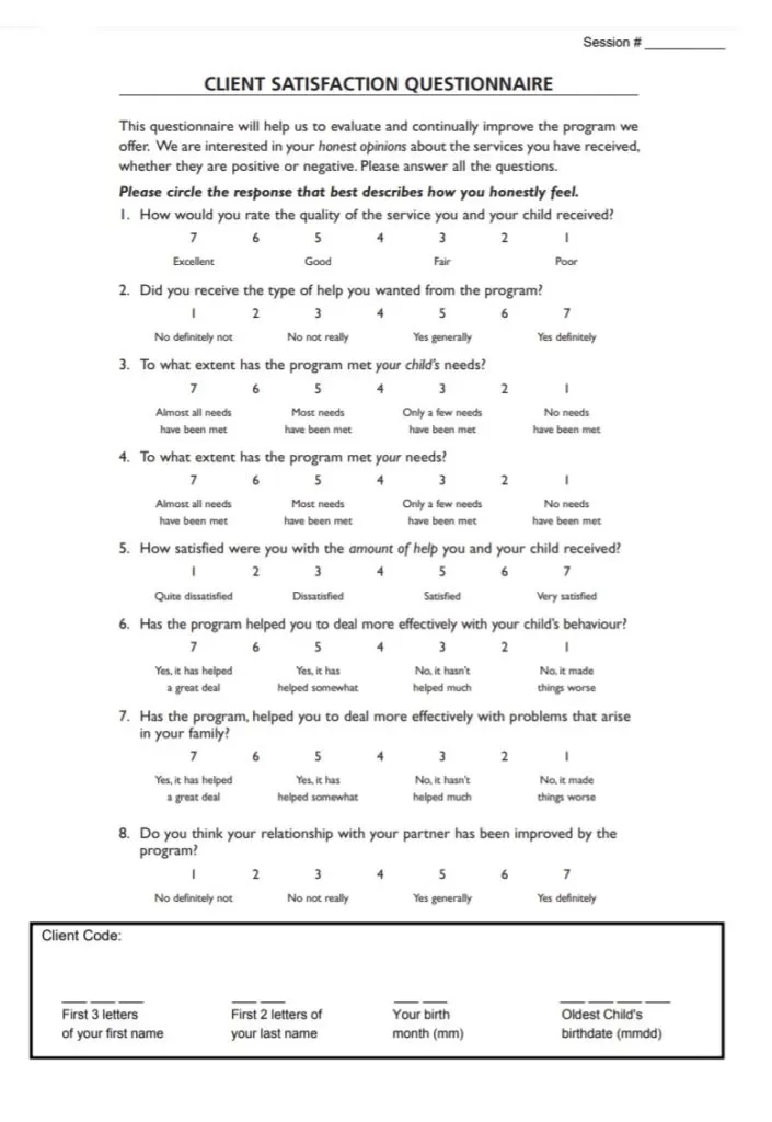 Client Satisfaction Survey Template