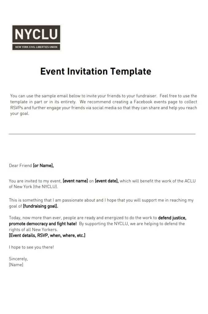 Event Invitation Template