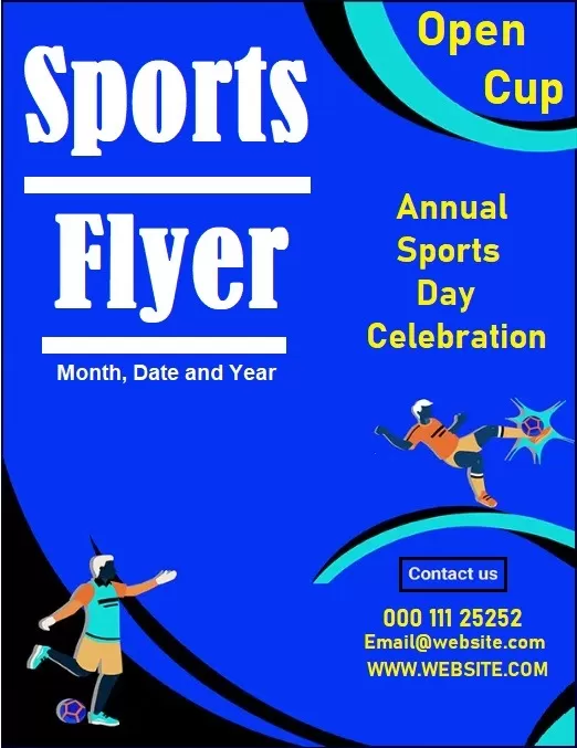 Annual Sports Flyer Template