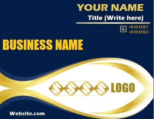 Business Name Card Template