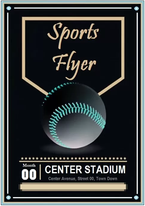 Sports Flyer Design Template