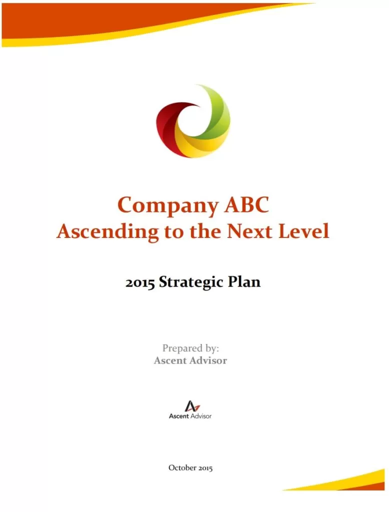 Strategic Plan Template PDF