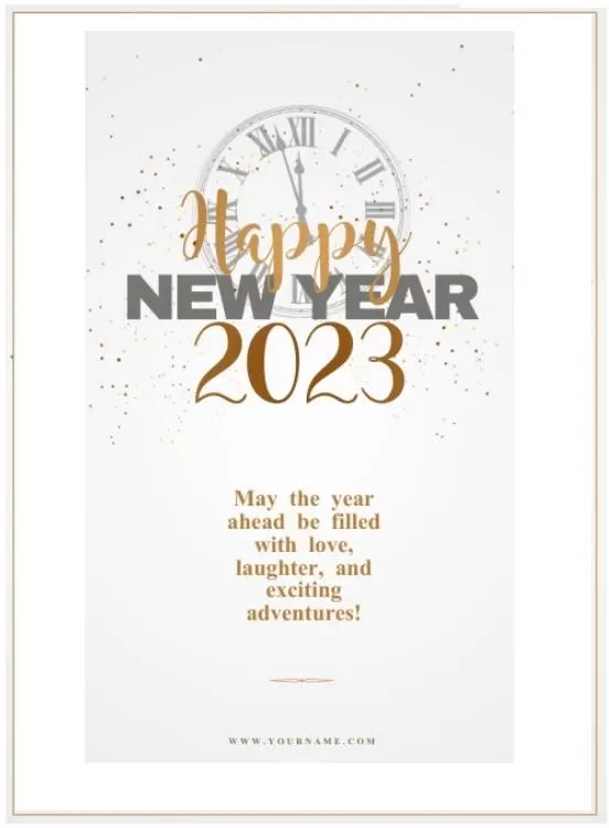 New Year Poster Template