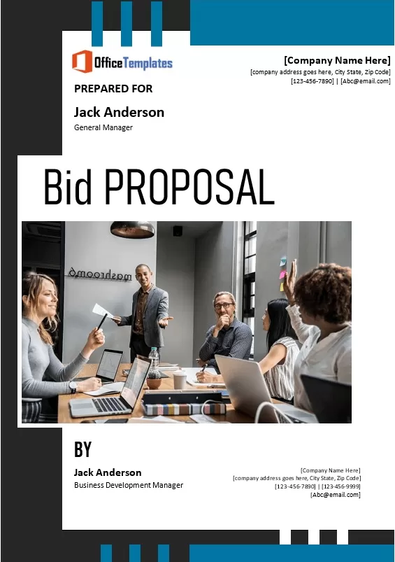 Bid Proposal Design Template