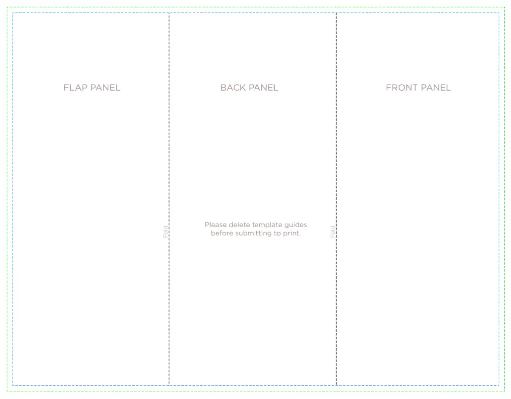 Tri-fold brochure template