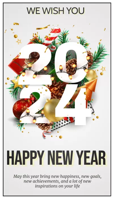 Happy New Year Poster Template