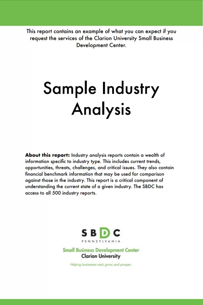 Industry Analysis Sample