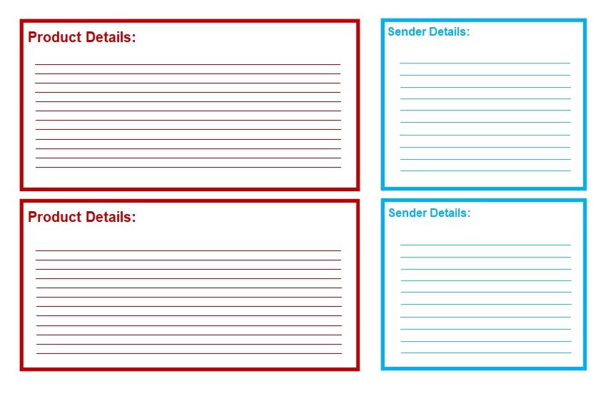 Mailing Label Format